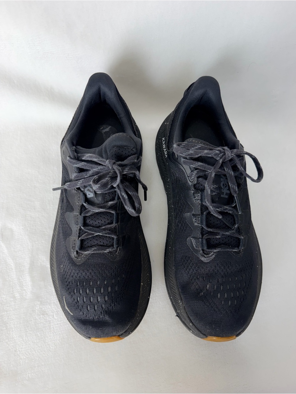 HOKA Kawana 2 Womens Triple Black Athletic Trainer Shoe Style 1147913 Size 9.5B